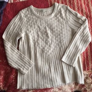 Cream sweater
